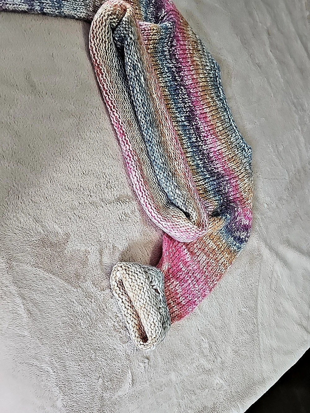 Striped Multi-Colored Knit Sweater - Picture 5 of 10